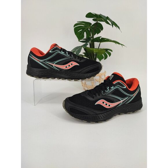 Saucony Women's Cohesion 12 Black Athletic Running Training Shoe Size 9.5 US - Picture 1 of 9